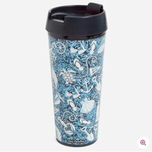 Vera Bradley Shore Enough Travel Mug 16oz NWT